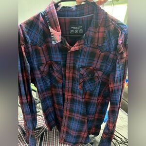 American Eagle Long Sleeve Button Up Shirt. Size XL
